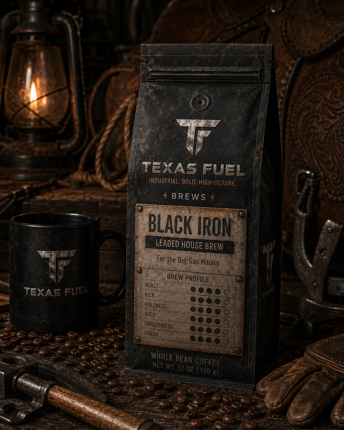 Black Iron concept coffee package