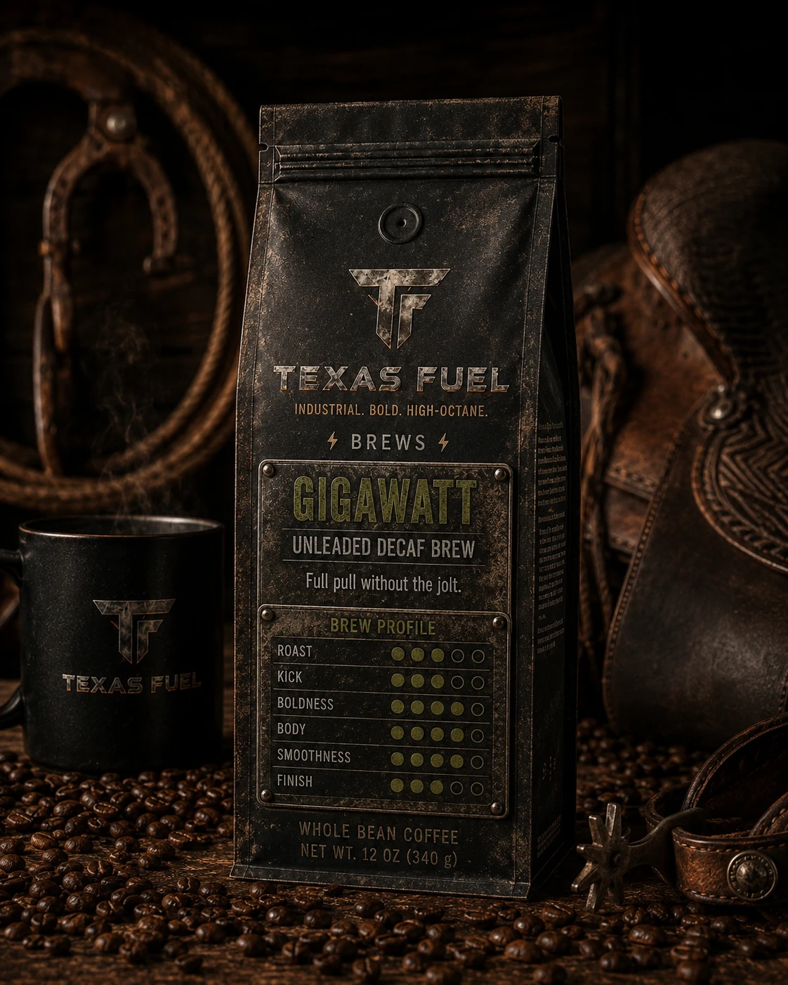 Gigawatt concept coffee package